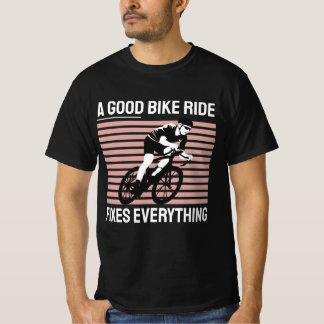T-shirt Une Belle Balade À Vélo Fixe Tout, À Vélo