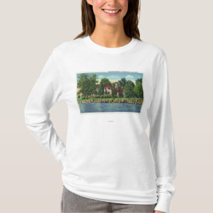 T-shirt Une belle résidence de lac Chautauqua