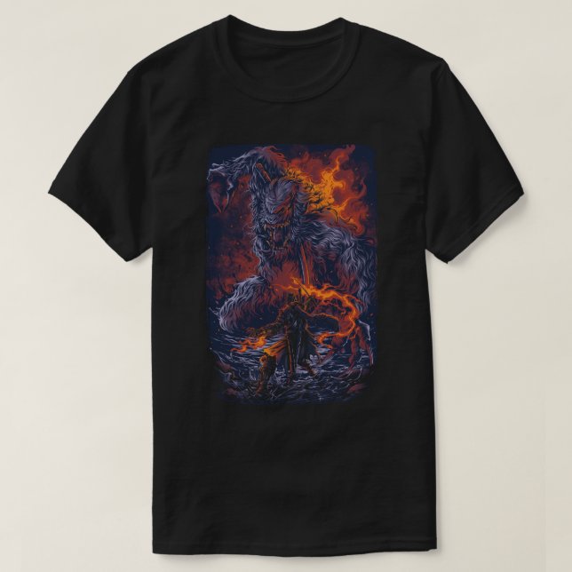 T-shirt Une bête désespérée (Design devant)