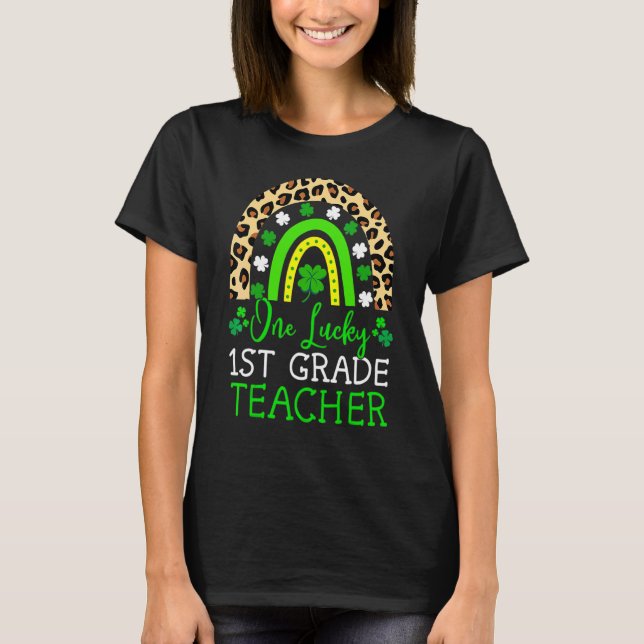 T-shirt Une chance d'être un enseignant de 1ère année St P (Devant)