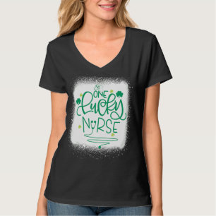 T-shirt Une Chanceuse Infirmière St Rn Patricks jour Infir