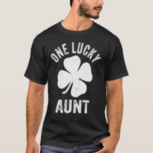 T-shirt Une Chanceuse Tante Vintage St Patrick Day