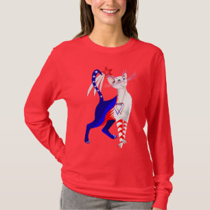 T-shirt Une chemise américaine de Chat-étoile
