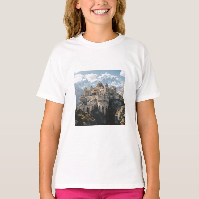 T-shirt Une chemise avec une belle vue (Devant)