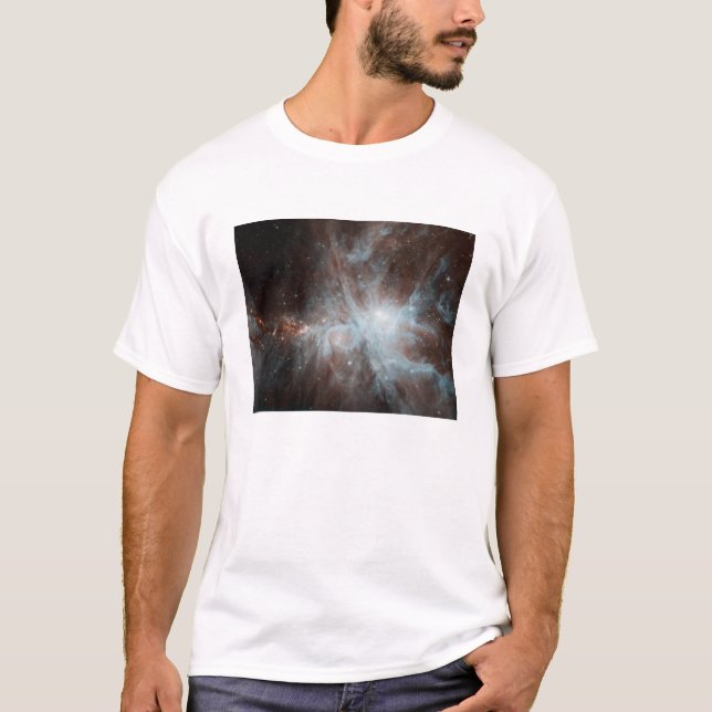 T-shirt Une colonie de jeunes étoiles chaudes dans l'Orion (Devant)