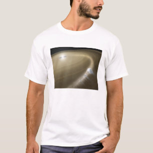 T-shirt Une comète étant déchirée aux lambeaux autour