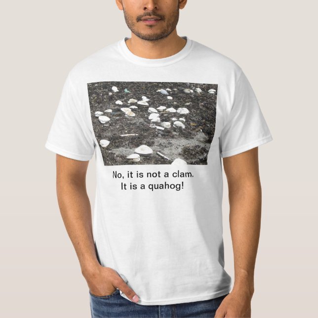 T-shirt Une conception de Palourde-un-Pièce en t (Devant)
