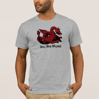 T-shirt Une créature chaude de dragon de désordre