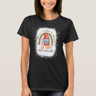 T-shirt Une école Hoppy Social Worker Pâques Leopard Rain