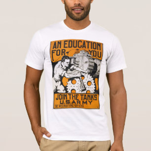 T-shirt Une Éducation Pour Vous ~ Rejoignez Les Chars