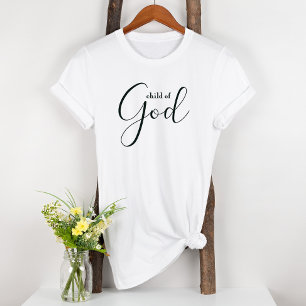 T-shirt Une Enfante De Dieu Inspirationnelle Femmes Noires