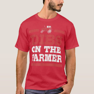 T-shirt Une Épouse Agricole Se Dibs Sur L'Agricultrice Pou