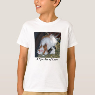 T-shirt Une étincelle d'amour - Cochon de Guinée