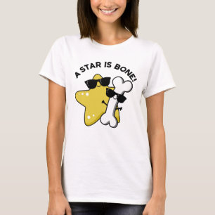 T-shirt Une Étoile Est Bone Drôle Film Titre Pun