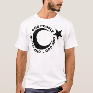 T-shirt Une étoile Ummah et un croissant