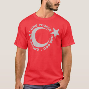 T-shirt Une étoile Ummah et un croissant