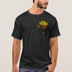 T-shirt Une Étonnante Friture Française Dans Une Poche