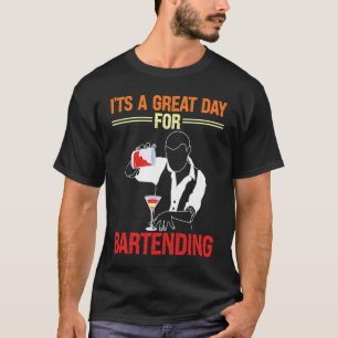 T-shirt Une excellente journée pour le barman des boissons