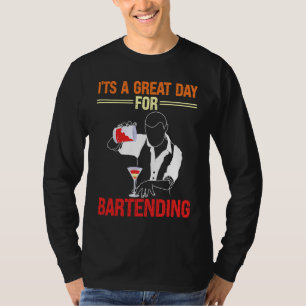 T-shirt Une excellente journée pour le barman des boissons