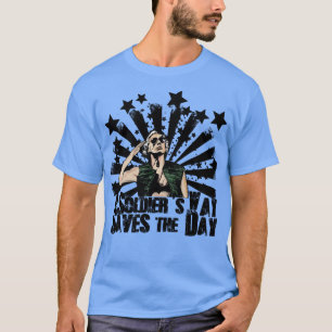 T-shirt une façon Soldats sauve le jour Rumsfield