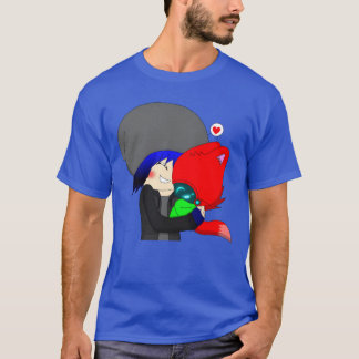 T-shirt Une famille de père aimant