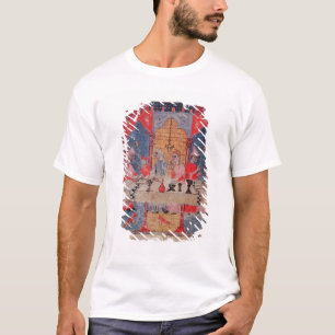 T-shirt Une famille s'est réunie à la table pour la pâq