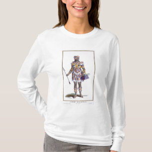 T-shirt Une femme du Honduras, 1780 (gravure colorée)