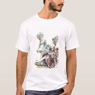 T-shirt Une femme élégante se lavant les pieds, plaquent