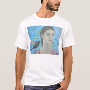 T-shirt Une femme et un merle ont un ans