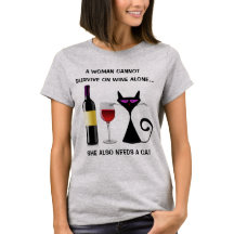 Une femme ne peut survivre seule sur le vin