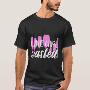 T-shirt Une fille à vin perdue