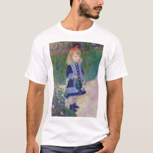 T-shirt Une fille avec une canne d'arrosage, Renoir