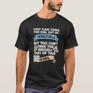 T-shirt Une fille du Venezuela se délocalise du Venezuela