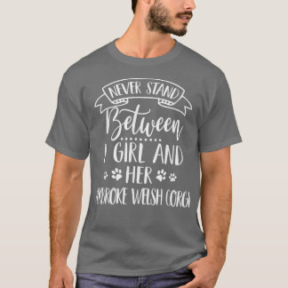 T-shirt Une Fille Et Son Pembroke Welsh Corgi Chien Maman 