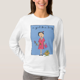 T-shirt Une fille et une grenouille
