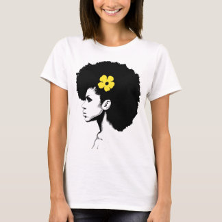 T-shirt Une Fleur Jaune