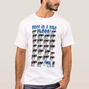 T-shirt Une fois dans une lune bleue de MOO
