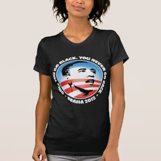 T-shirt Une fois que vous allez noir, vous ne retournez