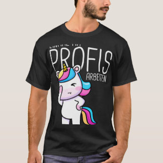 T-shirt une fois travailler avec des professionnels unicor