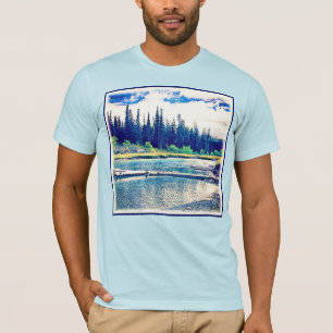 T-shirt Une Forêt Sauvage Canadienne Majestueuse. Commande
