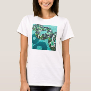 T-shirt Une foule de trois
