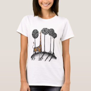 T-shirt Une girafe a appelé Kennett