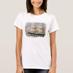 T-shirt Une goélette à deux mâts au large de Douvres (huil