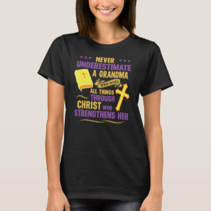 T-shirt Une grand-mère qui aime la famille 