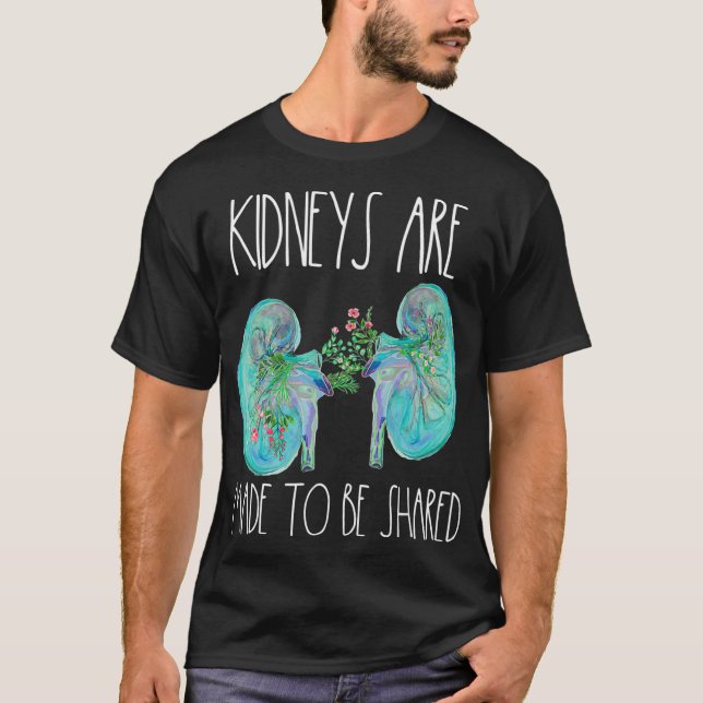 T-shirt Une greffe de rein Donateur Néphrologie Infirmière (Devant)