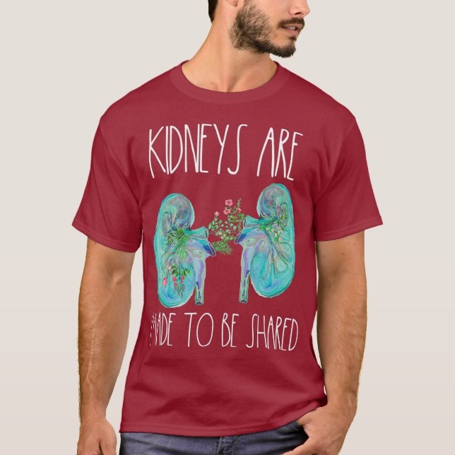 T-shirt Une greffe de rein Donateur Nephrologie Infirmière (Devant)