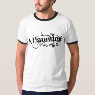 T-shirt Une hantise nous retournerons logo noir de LLC
