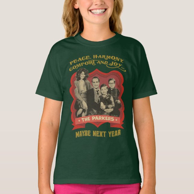 T-shirt Une histoire de Noël | Paix, Harmonie, Confort & J (Devant)