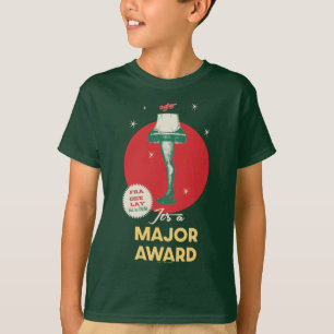 T-shirt Une histoire de Noël Prix majeur de la lampe de