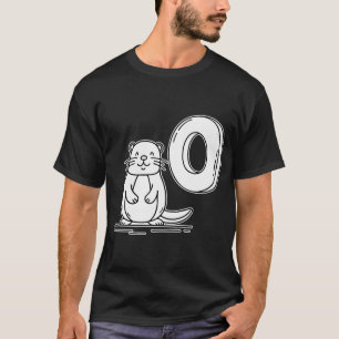 T-shirt Une illustration de la lettre O représentant une l